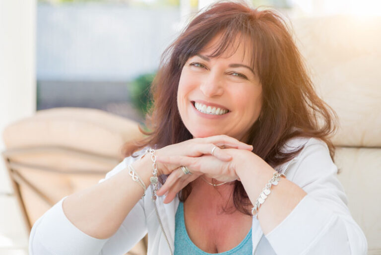 Patient Smiling After Dental Implant Procedure