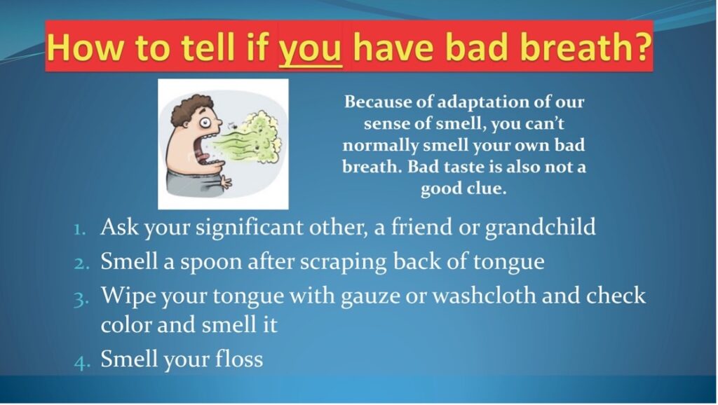 How to tell if you have bad breath